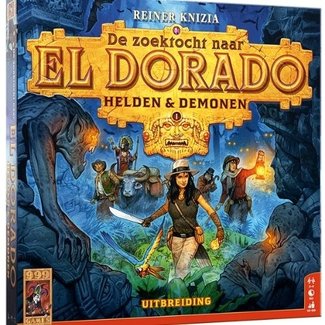 999 Games Spellen, Bordspellen - De Zoektocht naar El Dorado uitbreiding: Helden & Demonen