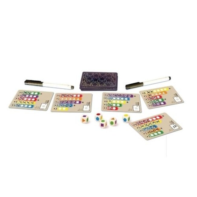 White Goblin Games Spellen, Dobbelspellen - Alles op 1 kaart