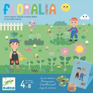 Djeco Spellen - memorie spel  Floralia (4-8jr)