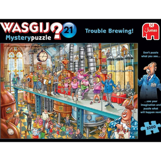 Puzzels, Legpuzzels - Wasgij Mystery nr. 21 Leven in de Brouwerij, 1000 stukjes