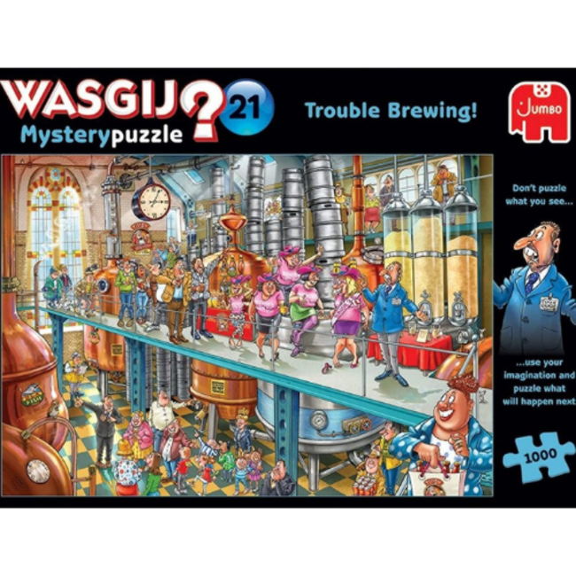 Wasgij by Jumbo Puzzels, Legpuzzels - Wasgij Mystery nr. 21 Leven in de Brouwerij, 1000 stukjes