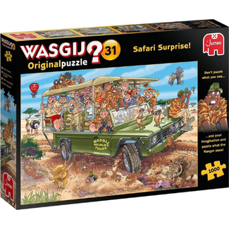 Jumbo Puzzels, Legpuzzels - Wasgij Original nr. 31 Safari Spektakel, 1000 stukjes