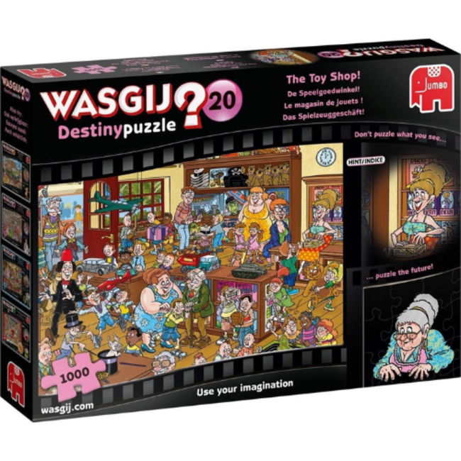 Jumbo Puzzels, Legpuzzel - Wasgij Destiny nr. 20 De Speelgoedwinkel, 1000 stukjes