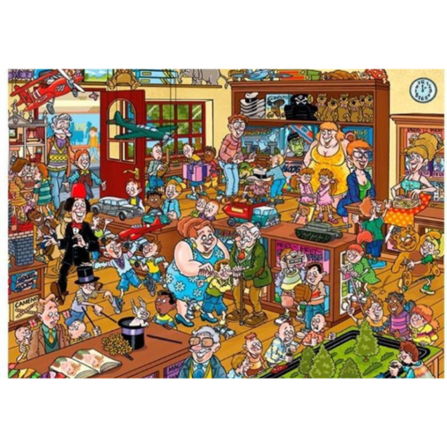 Jumbo Puzzels, Legpuzzel - Wasgij Destiny nr. 20 De Speelgoedwinkel, 1000 stukjes