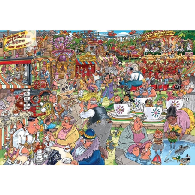 Puzzels, Legpuzzels - Wasgij Destiny nr. 23 Spektakel in het park, 1000 stukje