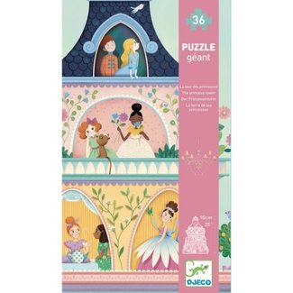 Djeco Puzzels, legpuzzel - Prinsessentoren (36st)