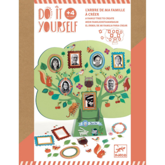 Djeco Knutselen, Knutselpakket - DIY Mijn Stamboom (Ma famille) (4+ jr.)