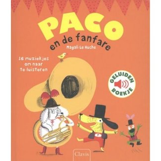 Clavis Boeken, Voorleesboeken - Paco en de fanfare geluidenboek, 3+