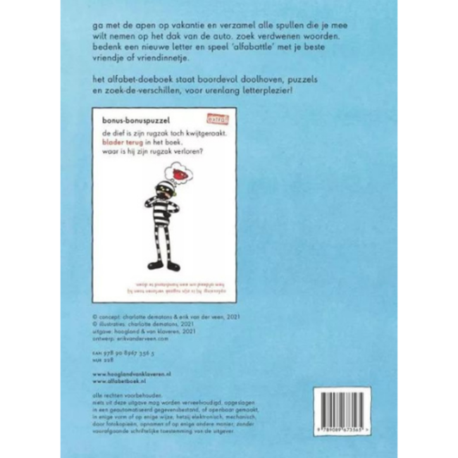 Boeken, Doeboeken - alfabet doeboek, 4+