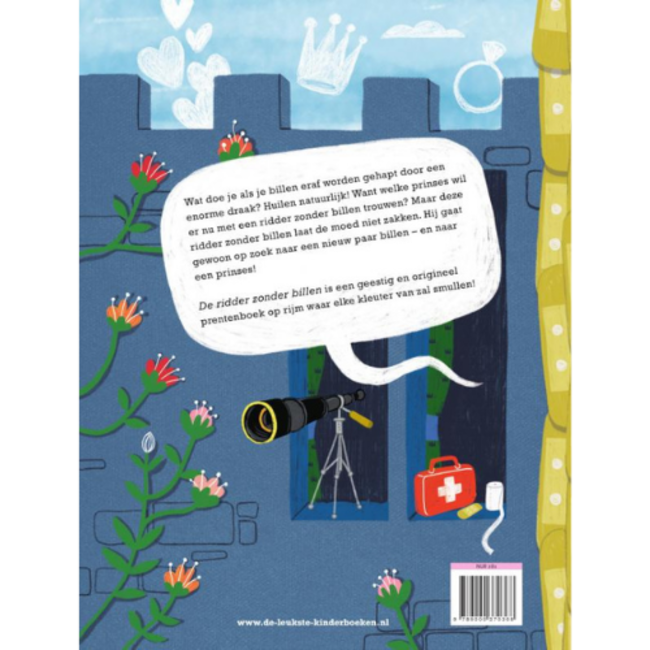 Boeken, Prentenboeken - Er was een een ridder....zonder billen!, 4+