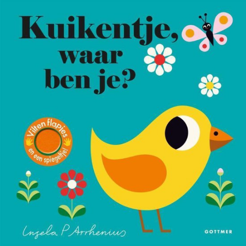 Gottmer Boeken, Kartonboeken - Vilten flapjesboek Kuikentje, waar ben je?, 2+