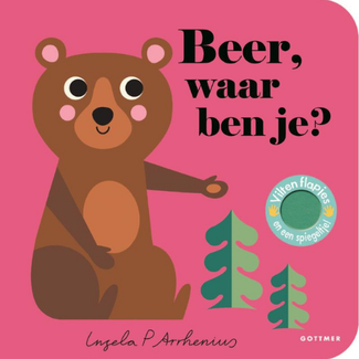 Gottmer Boeken, Karton boeken - Vilten flapjesboek Beer, waar ben je?, 2+