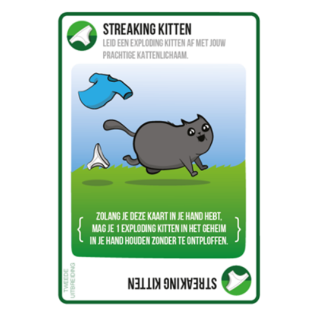 Partyspellen - Streaking Kittens uitbreiding Exploding Kittens NL