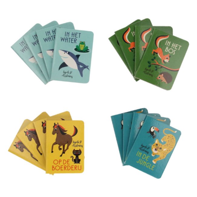 Gottmer Boeken, Uitdeelboeken - Dieren van Ingela, 4x4, 16st.