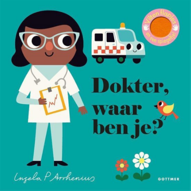 Gottmer Boeken, Kartonboeken - Vilten flapjesboek Dokter, waar ben je, 2+