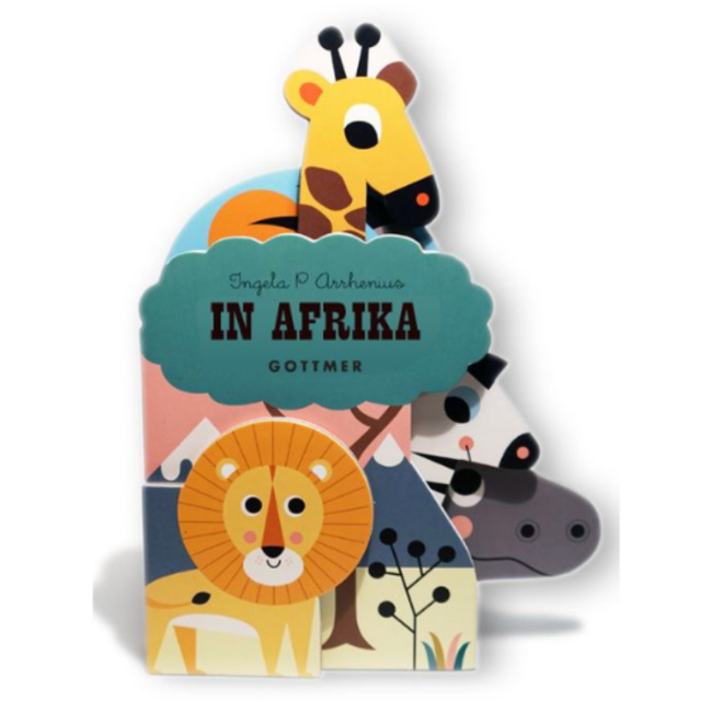 Gottmer Boeken, Kartonboeken - 3D boekje In Afrika, 2+
