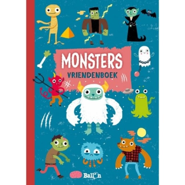 Ballon Boeken, vriendenboeken - Monsters