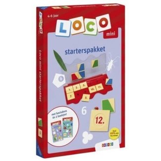 Loco Educatief, Educatieve spellen - Loco mini starterspakket incl. basisboekje 1 en 2, 4-7 jr.