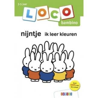 Loco Educatief, educatieve spellen - Loco Bambino Nijntje ik leer kleuren, 3-5 jr.