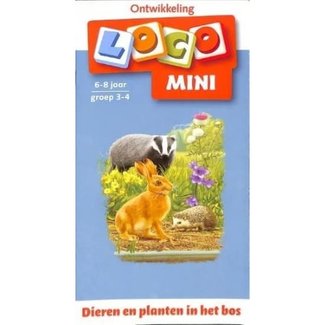 Loco educatief, educatieve spellen - Loco Mini dieren en planten in het bos, 6-8 jr.