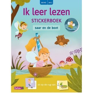 Deltas Boeken, Educatieve boeken - Ik leer lezen Stickerboek: Saar en de boot (AVI M3 / AVI 1)