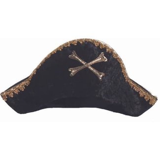 Great Pretenders Verkleedkleding, Accessoires - Kapitein Haak hoed, 1 stuk