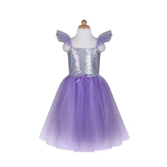 Great Pretenders Verkleedkleding - Prinsessen jurk paars / lila, 5-6 jr. (Size US 5-6)