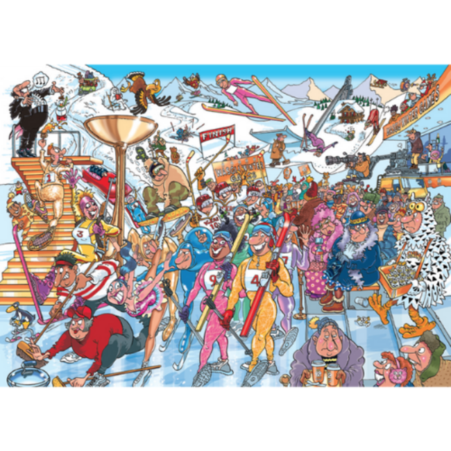 Wasgij by Jumbo Puzzels, Legpuzzels -  Wasgij Mystery 22, Winter Games, 1000 stukjes