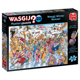 Puzzels, Legpuzzels -  Wasgij Mystery 22, Winter Games, 1000 stukjes