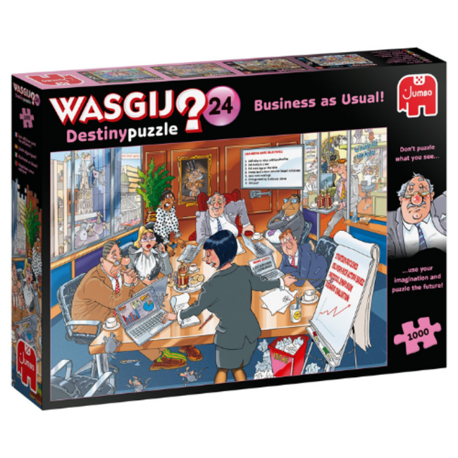 Wasgij by Jumbo Puzzels, Legpuzzels -  Wasgij Destiny 24, Business as usual! 1000 stukjes