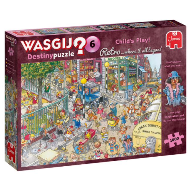Wasgij by Jumbo Puzzels, Legpuzzels -  Wasgij Retro Destiny 6, Kinderspel! 1000 stukjes