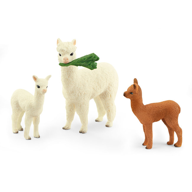 Schleich Wild Life - Alpaca famillie