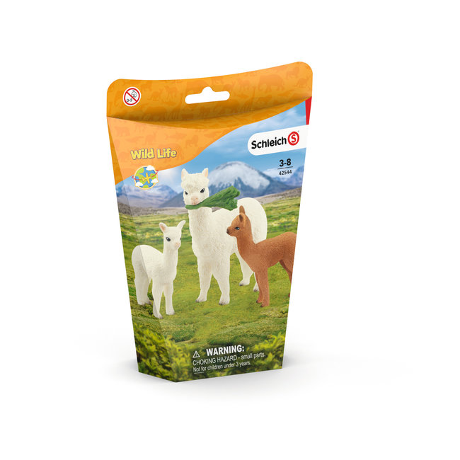 Schleich Wild Life - Alpaca famillie