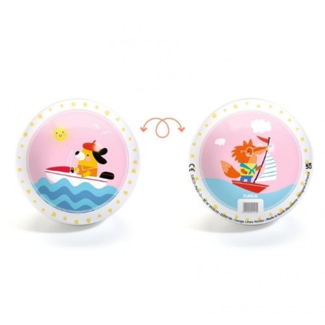 Djeco Buitenspelen, Bal - Liefdesboot   Ø12 cm (Love boat)