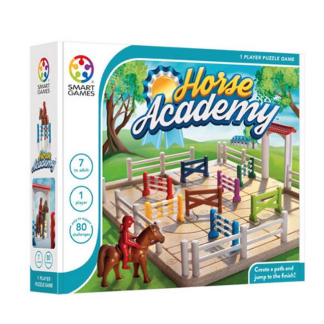 SmartGames Spellen, Braingames - Horse Academy (80 opdrachten), 7+