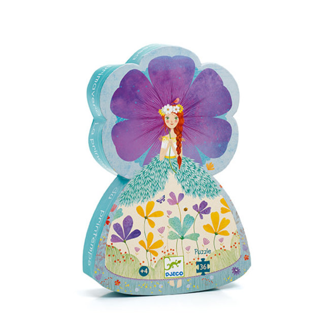 Djeco Legpuzzels - Silhouetten de Prinses van de Lente 36 Stuks