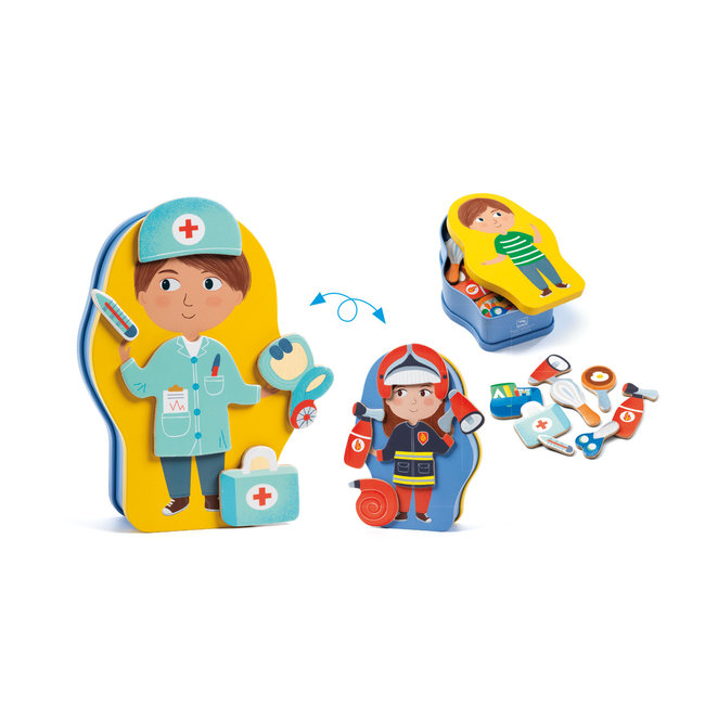 Djeco Educatief Spel  - Magnetisch spel Jobissimo