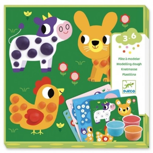 Djeco Knutselen, knutselpakket - Rondjes Kleien (3-6 jr)