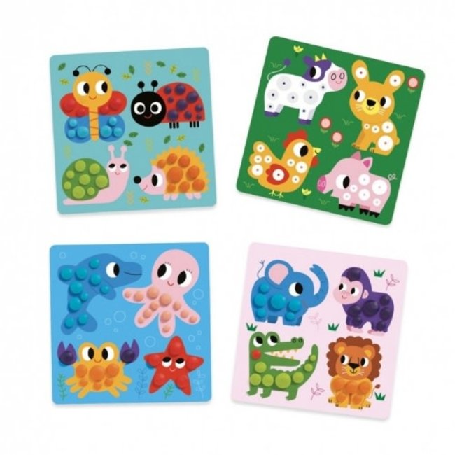 Djeco Knutselen, knutselpakket - Rondjes Kleien (3-6 jr)