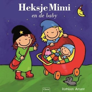 Clavis Boeken, Voorleesboek - Heksje Mimi en de baby. 3+