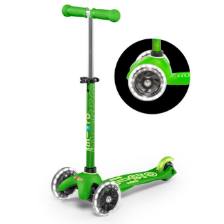 Microstep Micro Mini Step - Deluxe LED Groen, 2-6 jr.