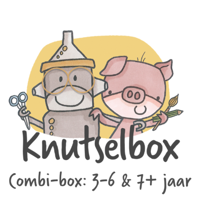 Knutselbox - Lente (combi-box: 3-6 & 7+ jaar)