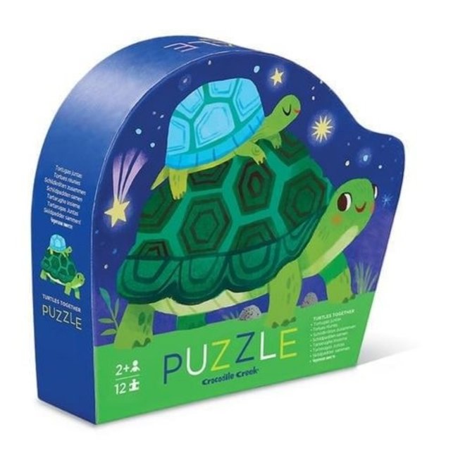 Crocodile Creek Puzzels Legpuzzels - Schilpadden Samen 12st (Turtles Together)