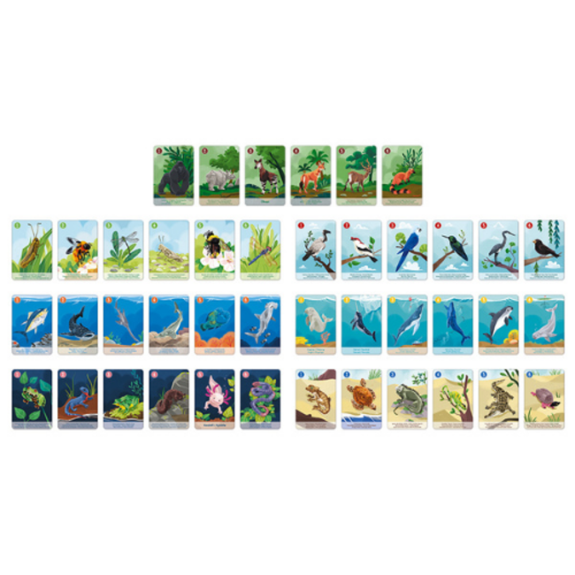Janod (UA) Spellen, Kinderspellen - WWF spel Happy Family Het dierenrijk