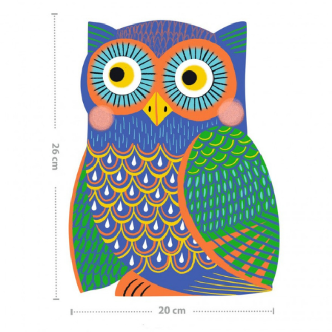 Djeco Knutselen, Waterkleurboek - Magisch kleuren, Dieren animalo-ma (18m+)