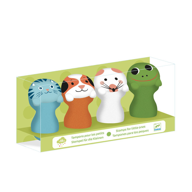 Djeco Knutselen, stempelen - Tuin dieren  (Garden animals) (18m+)