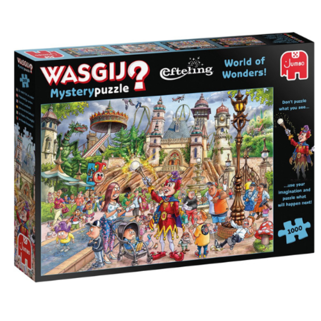 Jumbo Puzzels, Legpuzzels -  Wasgij Mystery Efteling - World of Wonders!, 1000 stukjes