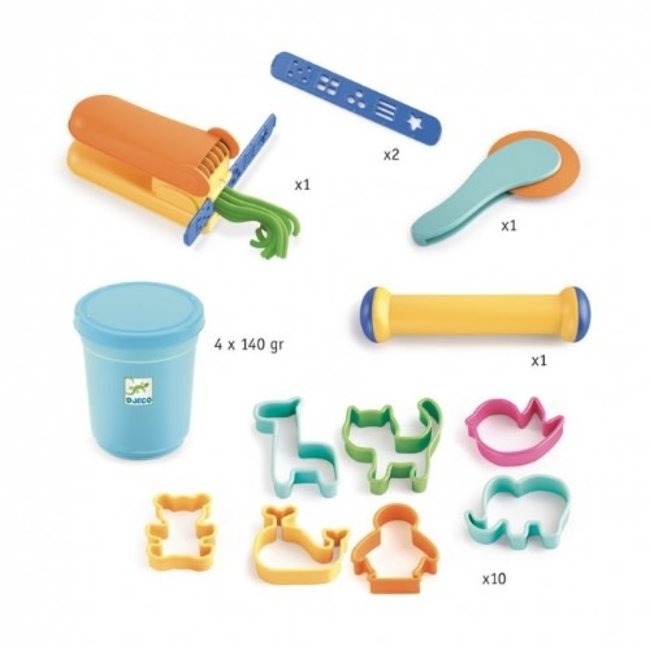 Djeco Knutselen, klei - Starterset klei