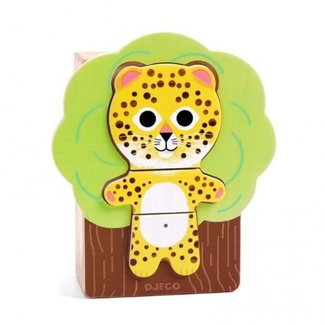 Djeco houten puzzel - Arbramix 2+