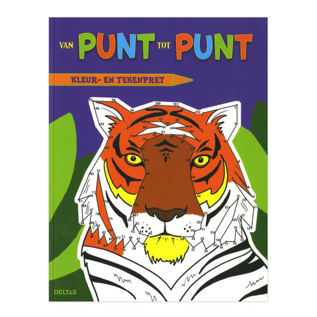 Deltas Boeken, Kleurboeken - Van punt tot punt kleur- en tekenpret